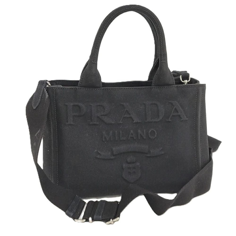 Prada Canapa tote Canvas shoulder Bag